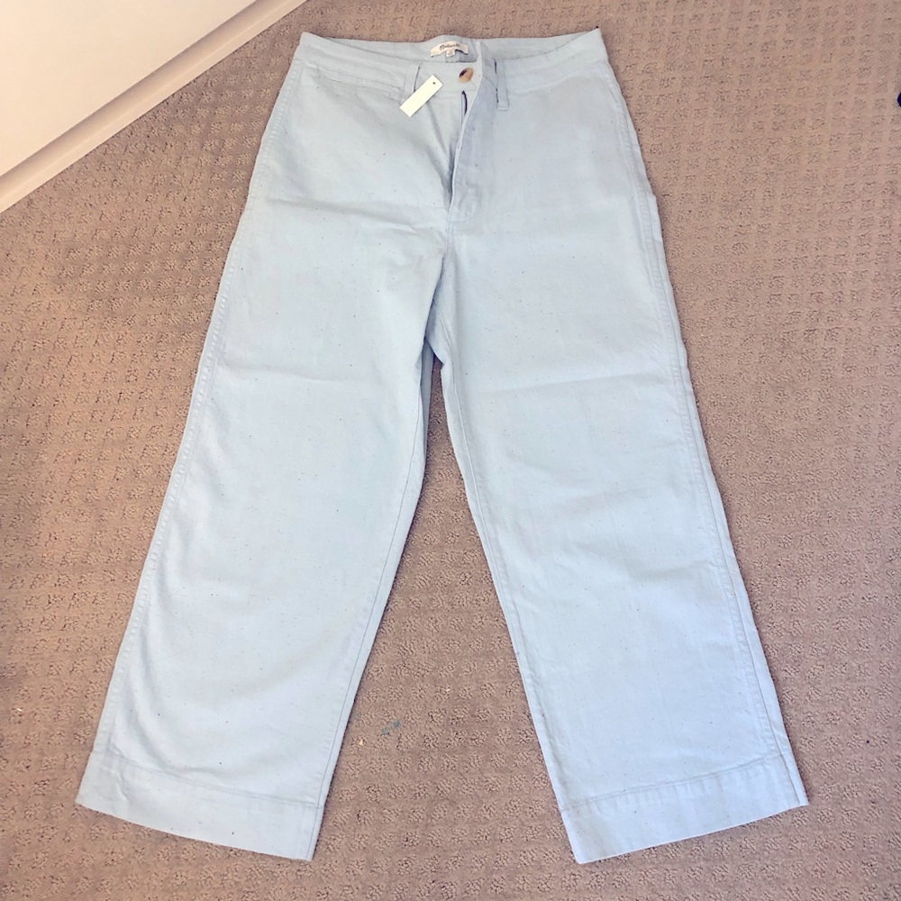 Madewell High Waist Wide Crop Pant